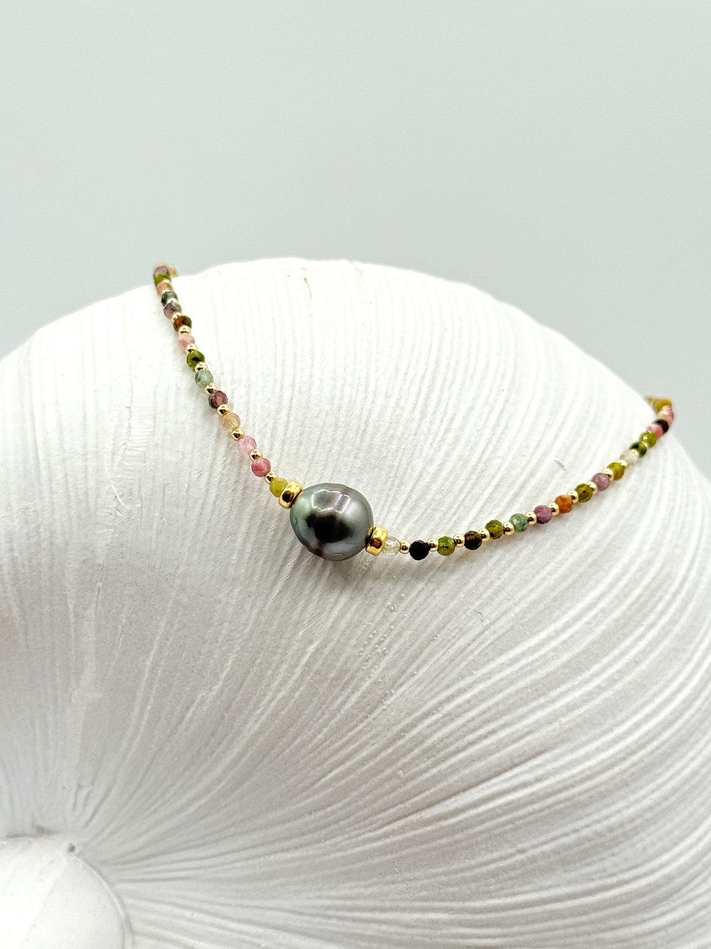 TAHITIAN X TOURMALINE NECKLACE