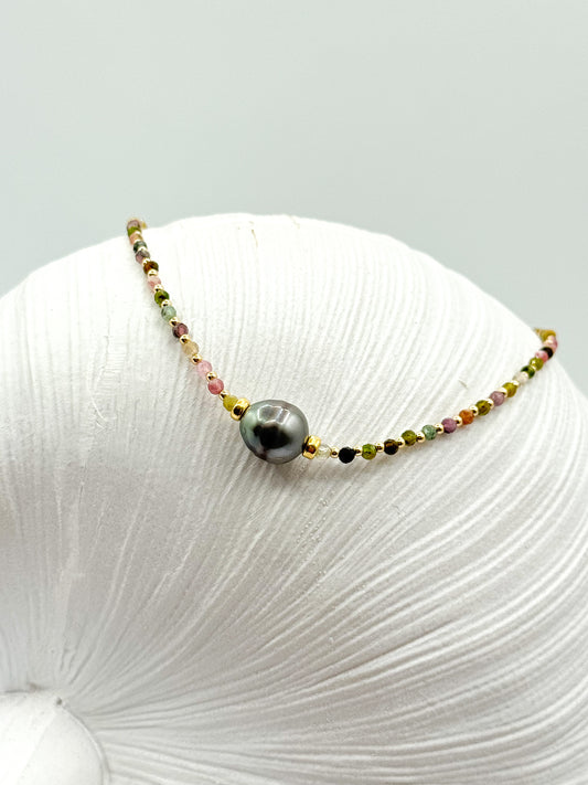 TAHITIAN X TOURMALINE NECKLACE