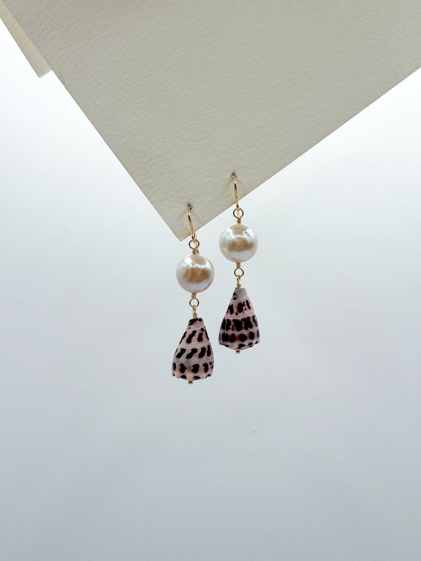 HEBREW COIN PEARL EARRINGS Navea Maui