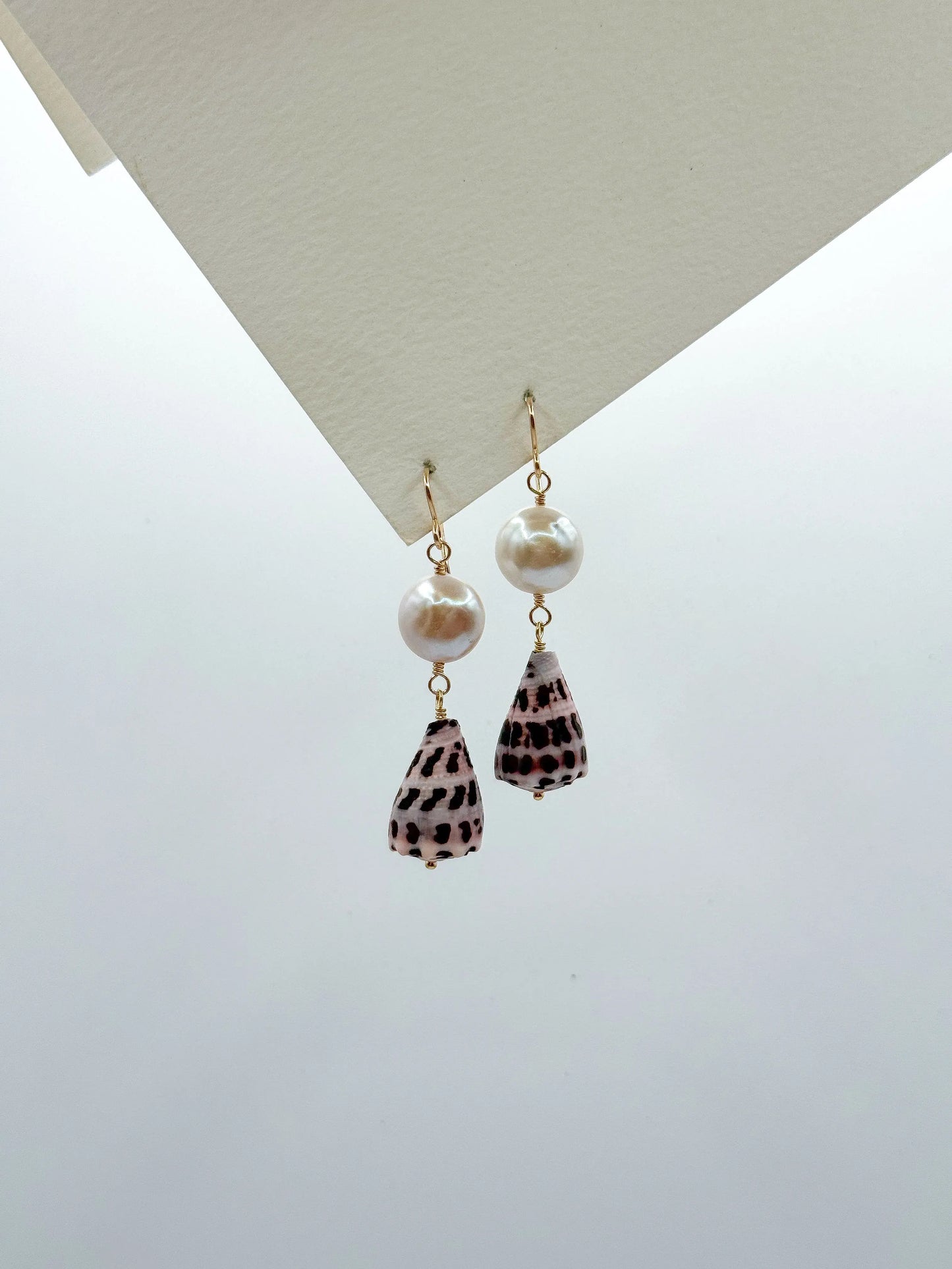 HEBREW COIN PEARL EARRINGS Navea Maui