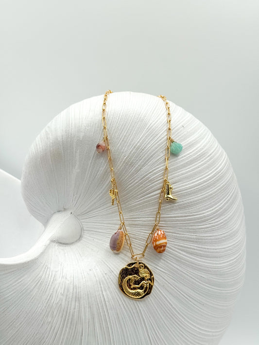COASTAL COWGIRL NECKLACE (Mermaid Pendant)