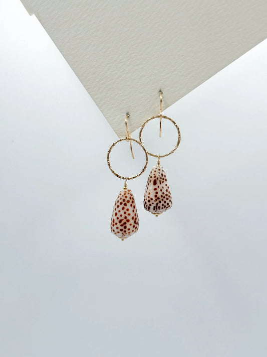 FLEA CONE HAMMERED HOOPS Navea Maui