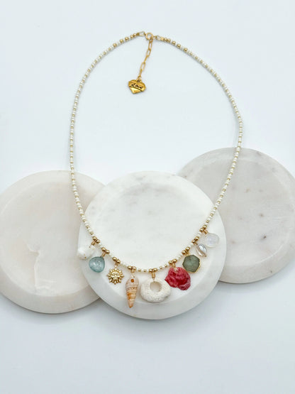 CORAL DRIFTER NECKLACE
