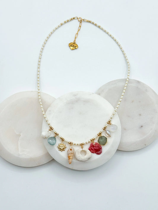 CORAL DRIFTER NECKLACE