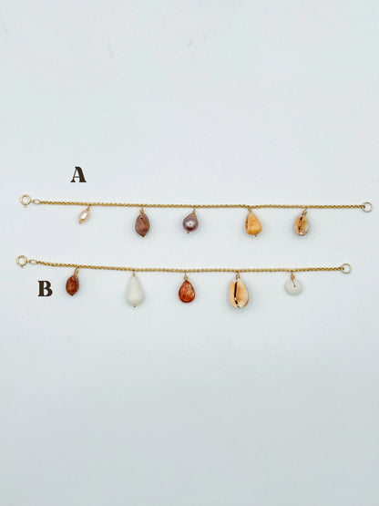 SHELL CHARM BRACELETS
