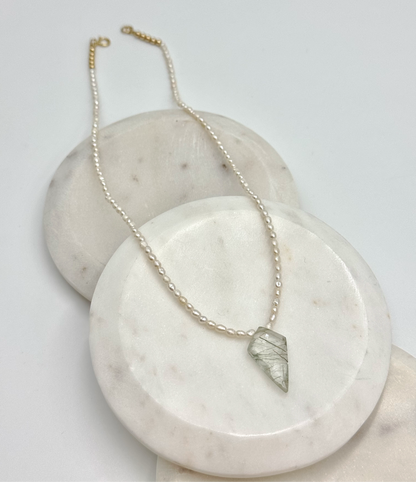 RUTILATED & ELEVATED NECKLACE