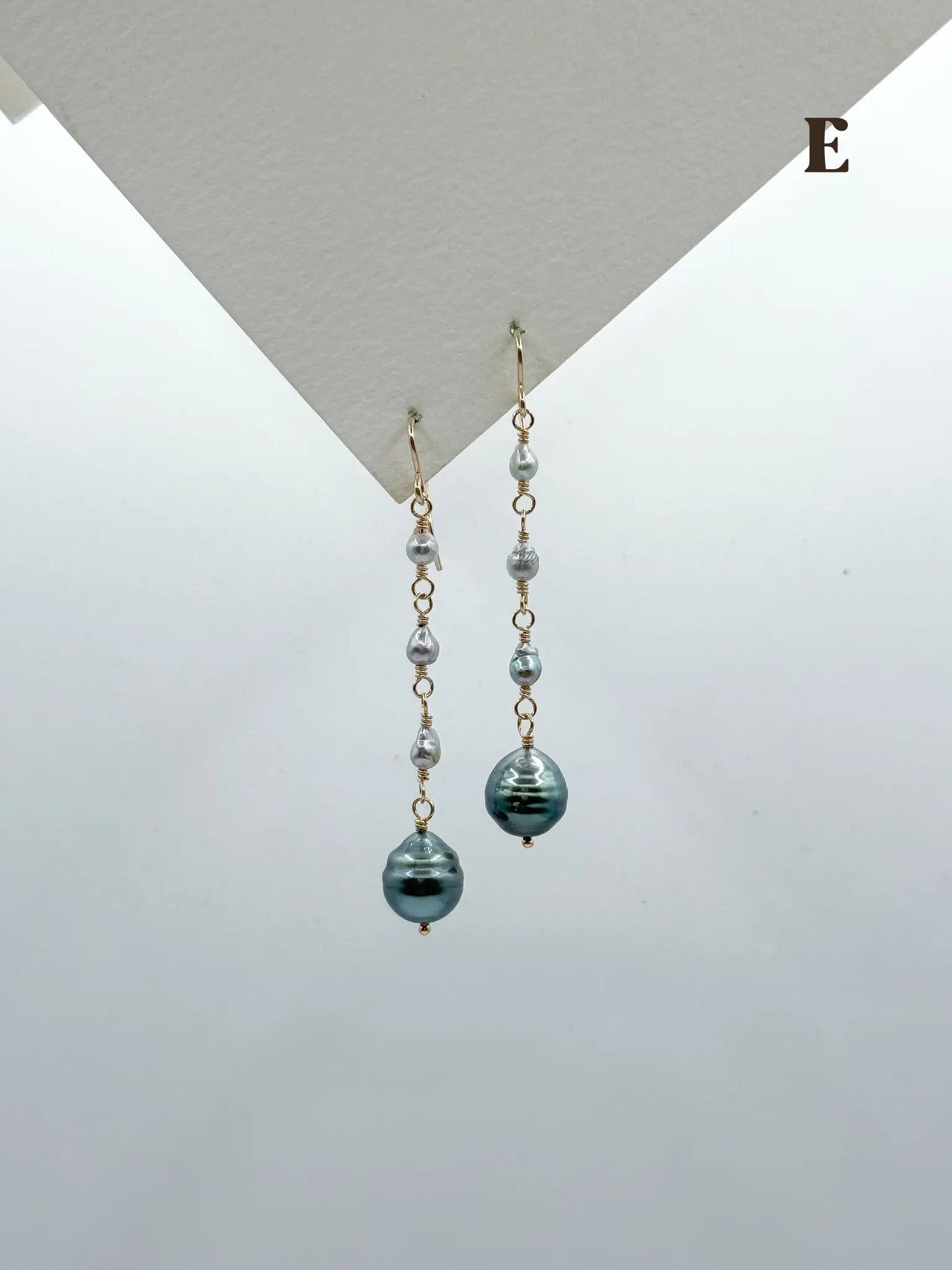 KESHI TAHITIAN DROP EARRINGS