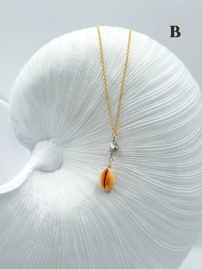 COASTAL COWRIE NECKLACE Navea Maui