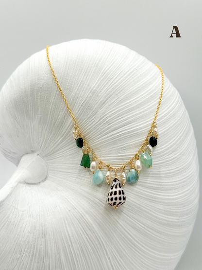 LAST HOUR OF BLUE NECKLACES