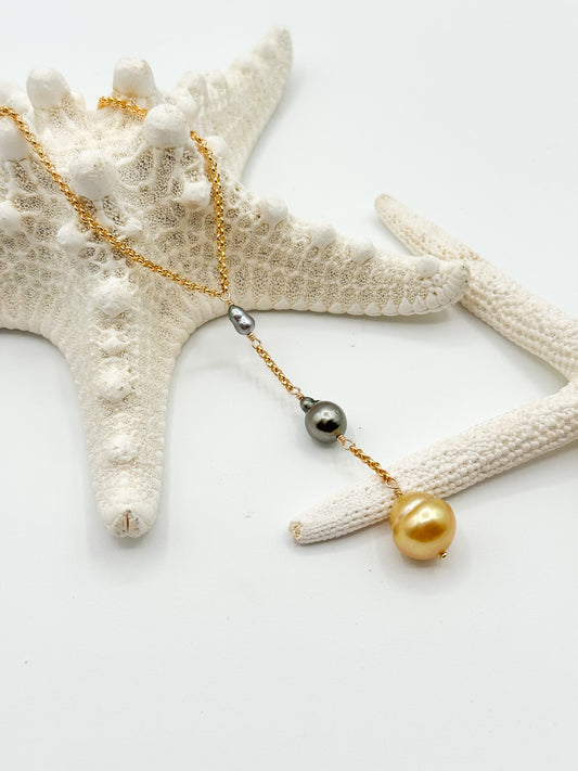 SOUTH SEA X TAHITIAN NECKLACE