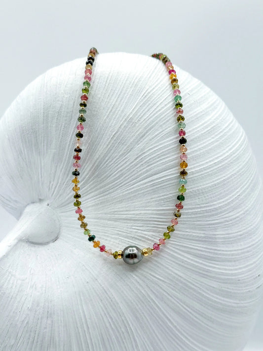 TAHITIAN X TOURMALINE NECKLACE