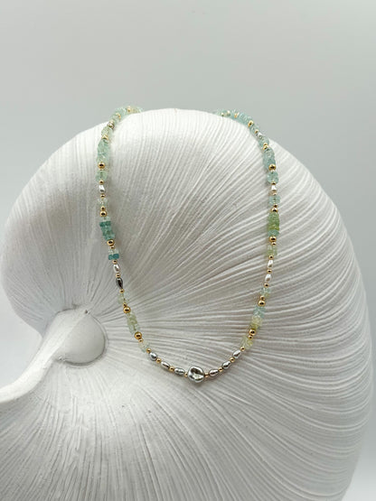 AQUA KESHI LUXE NECKLACE