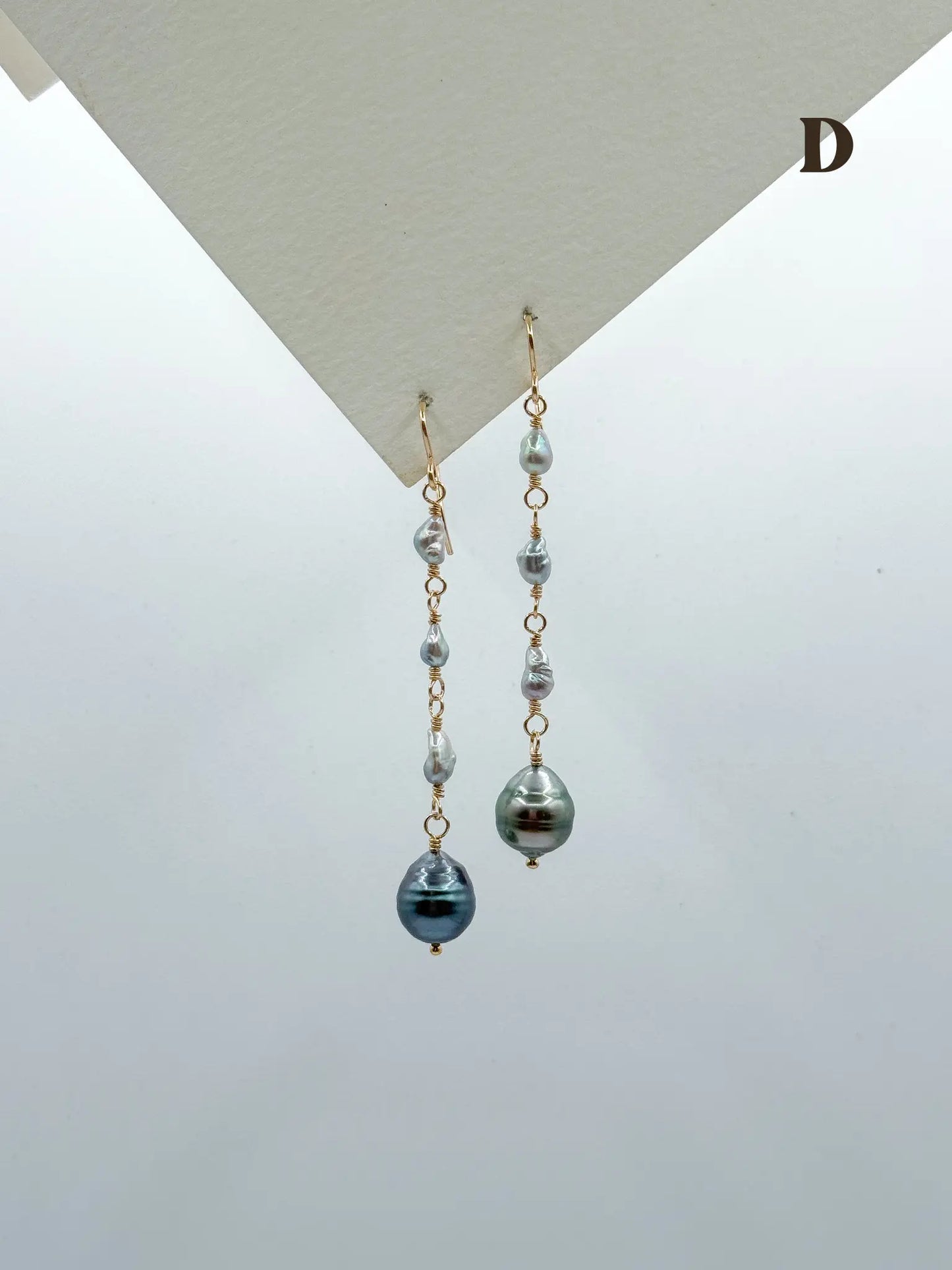 KESHI TAHITIAN DROP EARRINGS