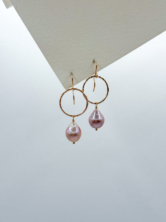 EDISON PEARL HOOPS Navea Maui