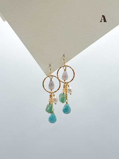 SHADES OF BLUE EARRINGS