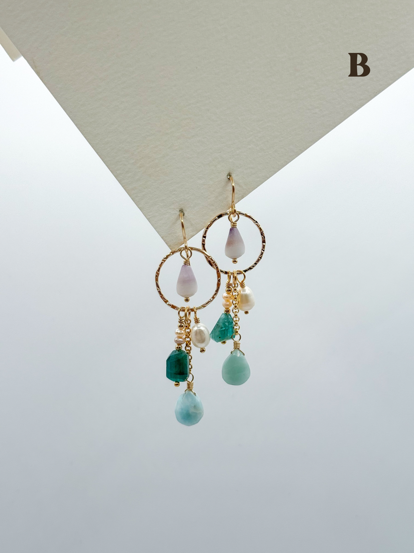 SHADES OF BLUE EARRINGS