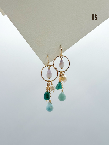 SHADES OF BLUE EARRINGS