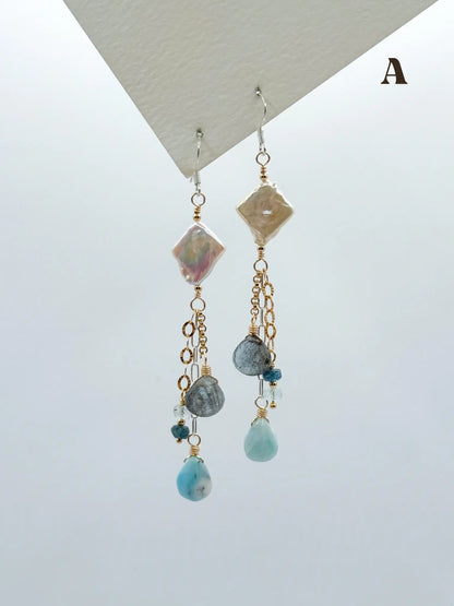 COASTAL MINERAL EARRINGS Navea Maui