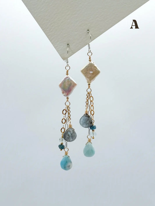 COASTAL MINERAL EARRINGS Navea Maui