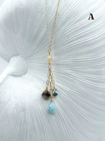 COASTAL MINERAL NECKLACE Navea Maui