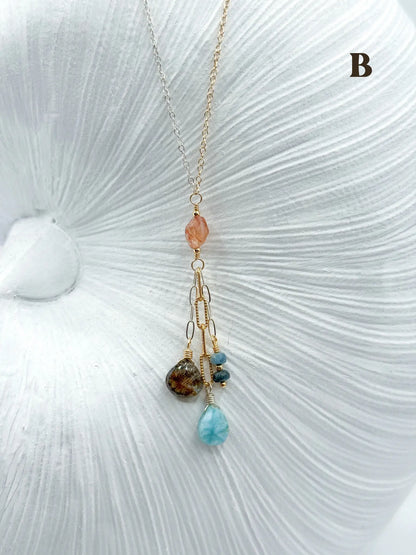 COASTAL MINERAL NECKLACE Navea Maui
