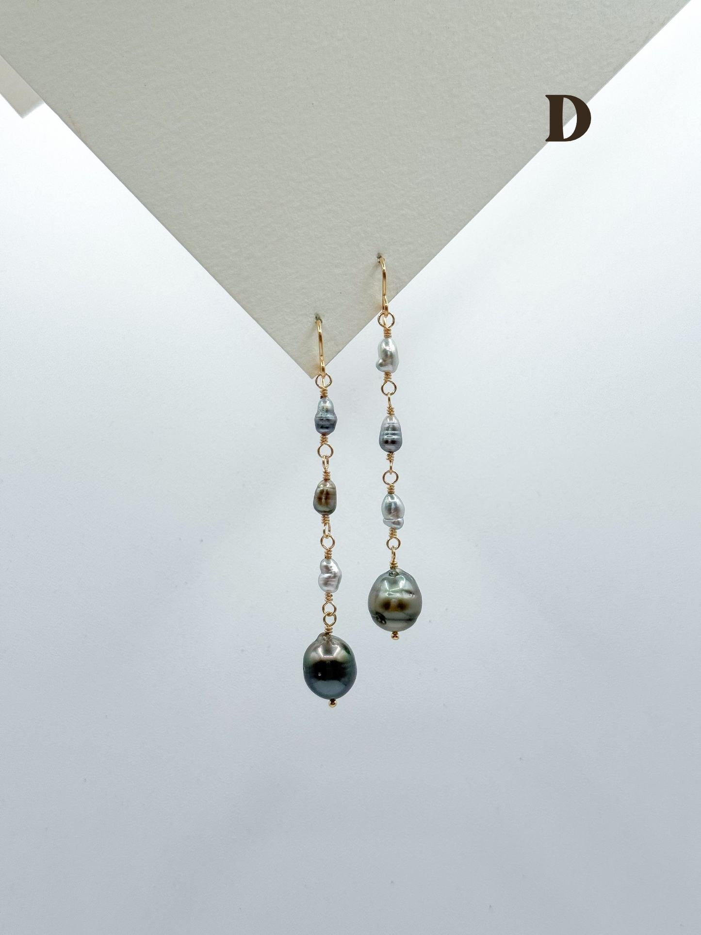 KESHI TAHITIAN DROP EARRINGS