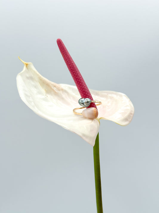 KESHI X CONE BYPASS RING 01 Navea Maui