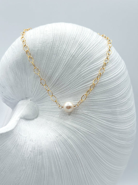 BUBBLY EDISON CHOKER (White)
